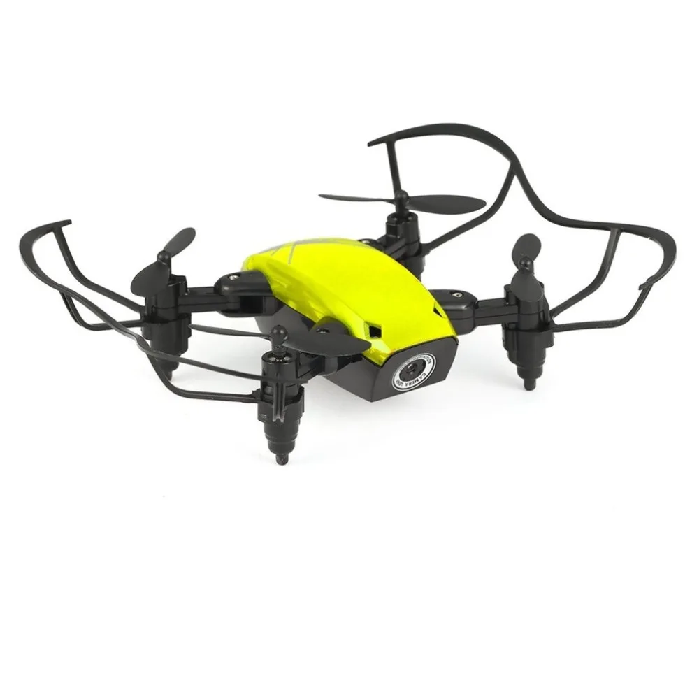 S9W складной RC Мини Дрон Карманный Дрон микро Дрон вертолет с wifi FPV 0.3MP камера 360 градусов