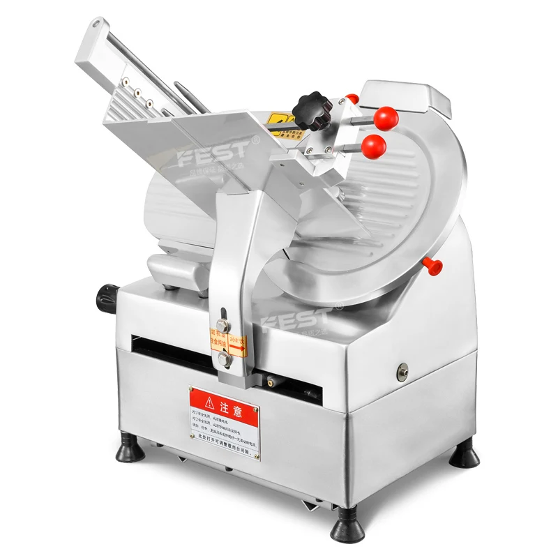 Meat Slicer Commercial Automatic Mutton Roll Slicer Frozen Meat Fat