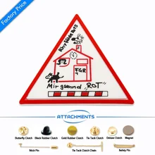 Значок на заказ недорогая металлическая значок с брошки высокого качества пользовательские эмалированные цветные значки булавка