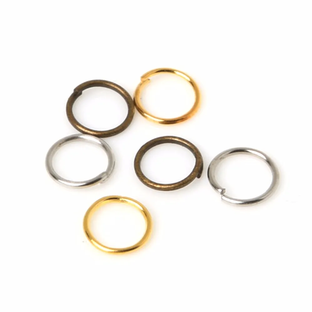 

15-1000pcs/bag Multi-size Single Loops Open Jump Rings Split Rings For Jewelry Making Neckalce Bracelet DIY Jewelry Findings