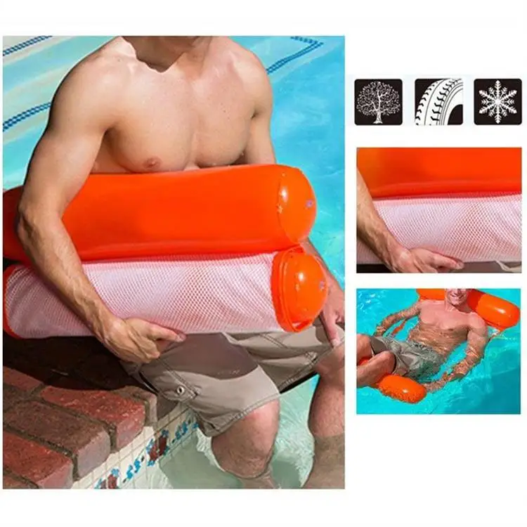 Водный плавательный надувной бассейн плавающая кровать складной надувной матрас гамак поплавок шезлонг кровать стул для плавания