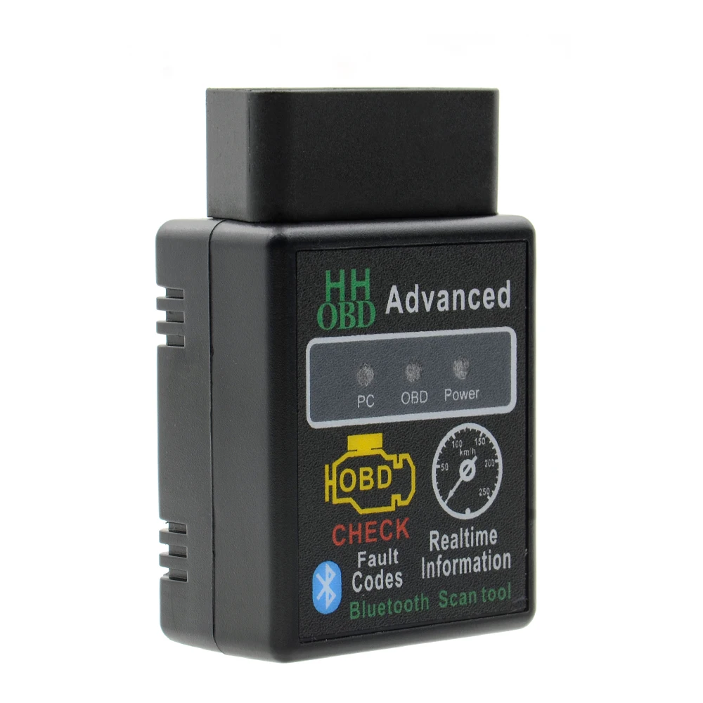 HHOBD Advanced ELM327 Bluetooth OBD2 HH OBD V2.1 Проверка кода ошибки стирание код неисправности сканер для диагностики автомобиля