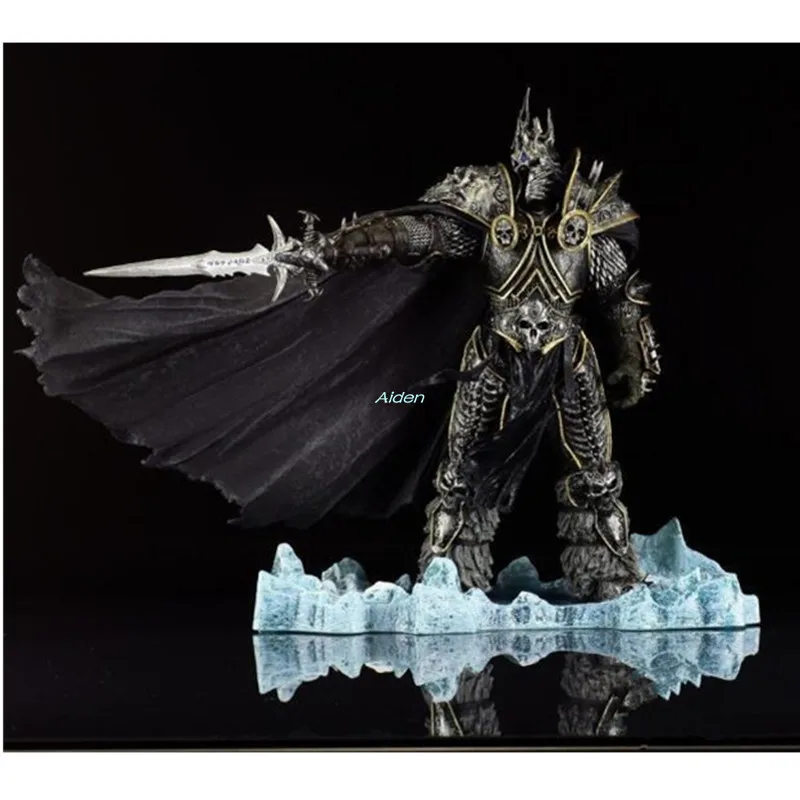 

8"Arthas Menethil Silver Hand Father Terenas Menethil Girlfriend Jaina Proudmoore PVC Figure Collectible Model Toy BOX 21CM Z940