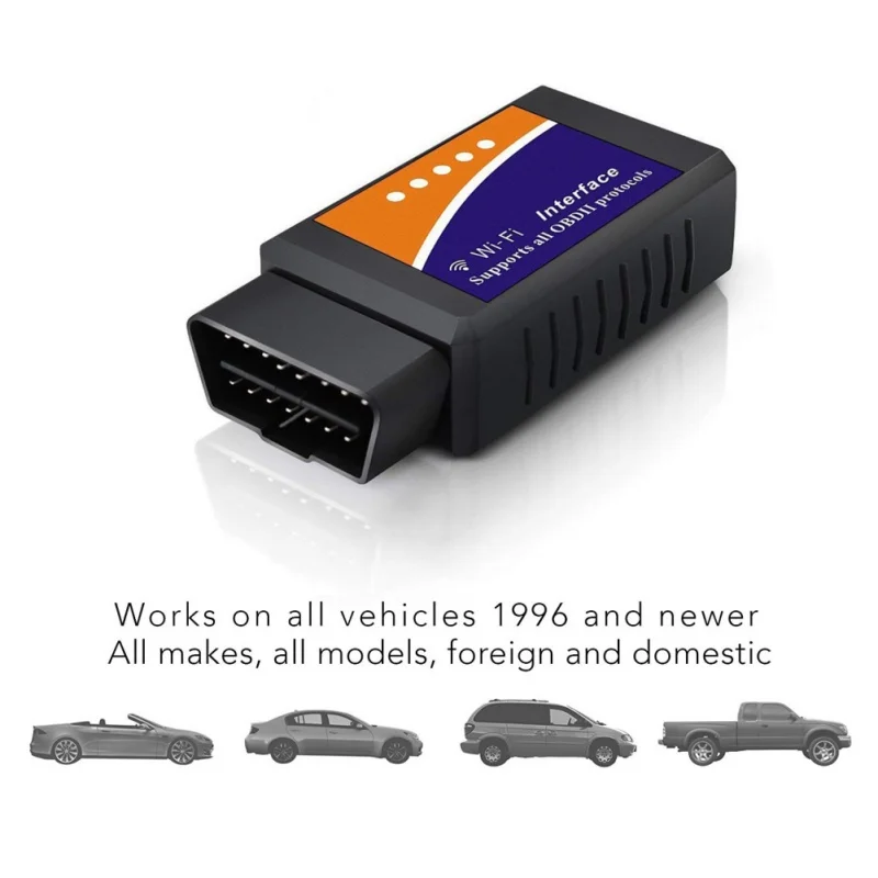 Elm327 Wi-Fi OBD2 V1.5 Диагностический Автомобильный сканер с лучшим чипом Elm 327 Wifi OBD