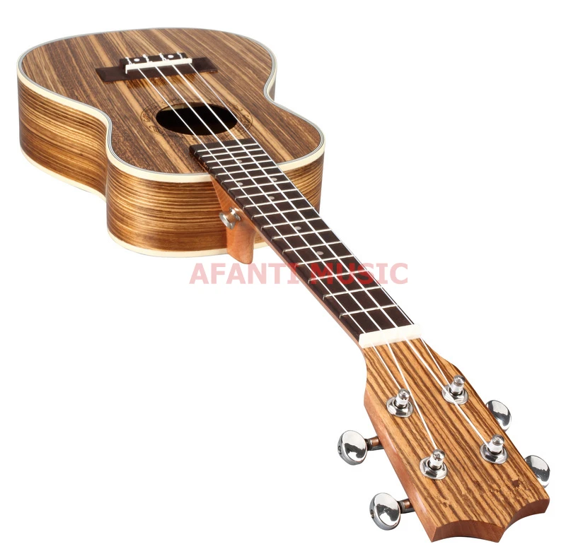 Afanti музыка Зебрано/23 дюймов Гавайские гитары укулеле(dga-260