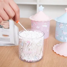 Cute lovely design cotton swab box cotton bud holder toothpick holder room decorate jewelry box household organizer