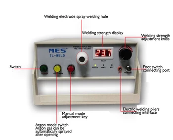 Online Rechargeable Spot Welder Machine With Argon Contact Function Thermocouple And Fine Wire Welder