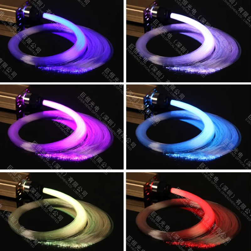 DIY 16 Вт RGB цвет волоконно-оптический звездное небо звезда потолочный светильник для домашнего кино; декорации