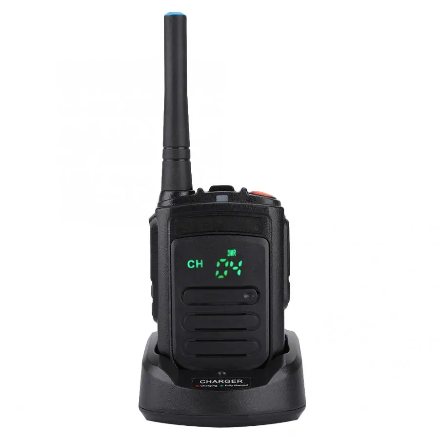 Портативная рация Zastone Mini9+ DMR цифровая двухсторонняя рация UHF 400-470MHz Ham Walkie Talkie 128CH 100-240V Walkie-Talkie