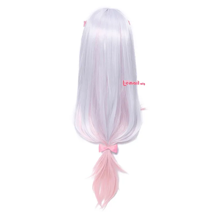 Sissy Fantasy Silver Mixed Pink Wig