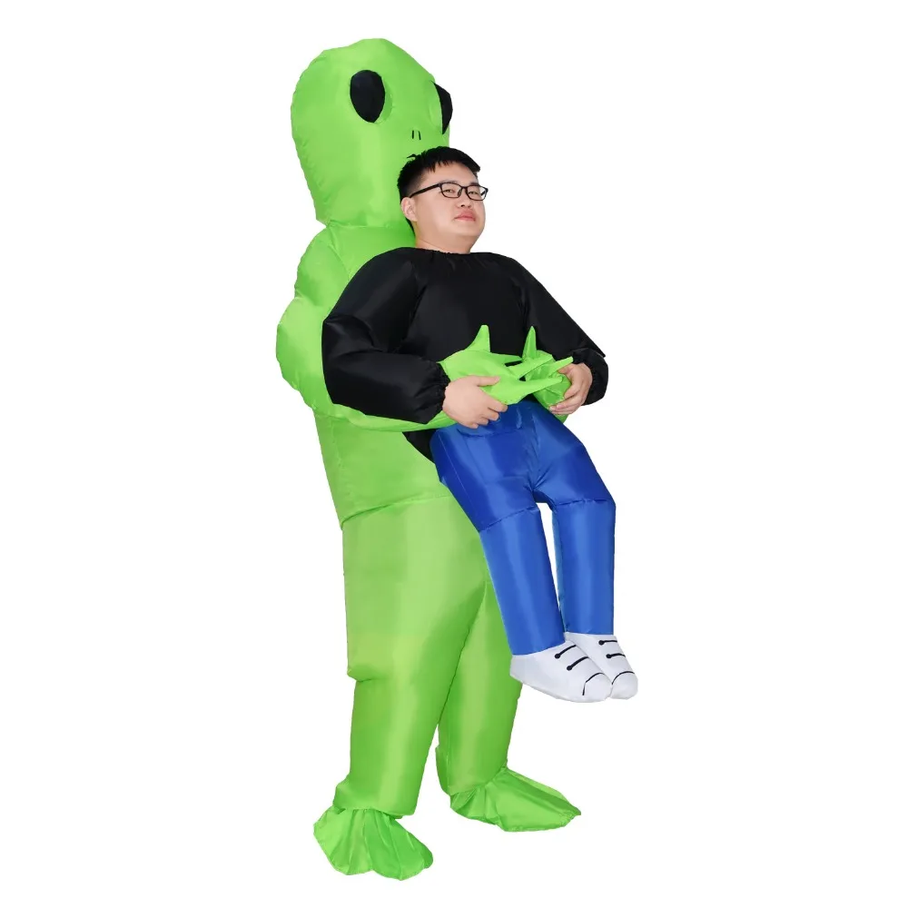 JYZCOS Inflatable Grim Reaper Costume Horror Cosplay Purim Halloween Costumes Women Men Kids Party Fancy Dress