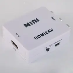 Мини 1080P HDMI для Аудио Видео AV RCA CVBS адаптер конвертер HDTV SD998