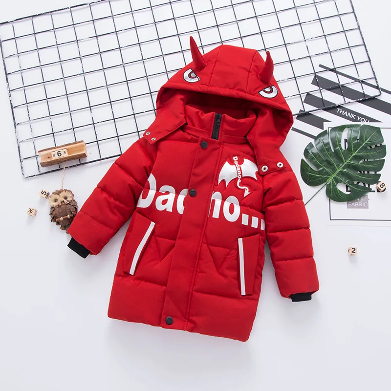 

Boys Casual Hooded Warm Coat Baby Clothing Outwear Fashion Boy Winter Coat Jacket Children Winter Jackets For Boys Parka Jacket