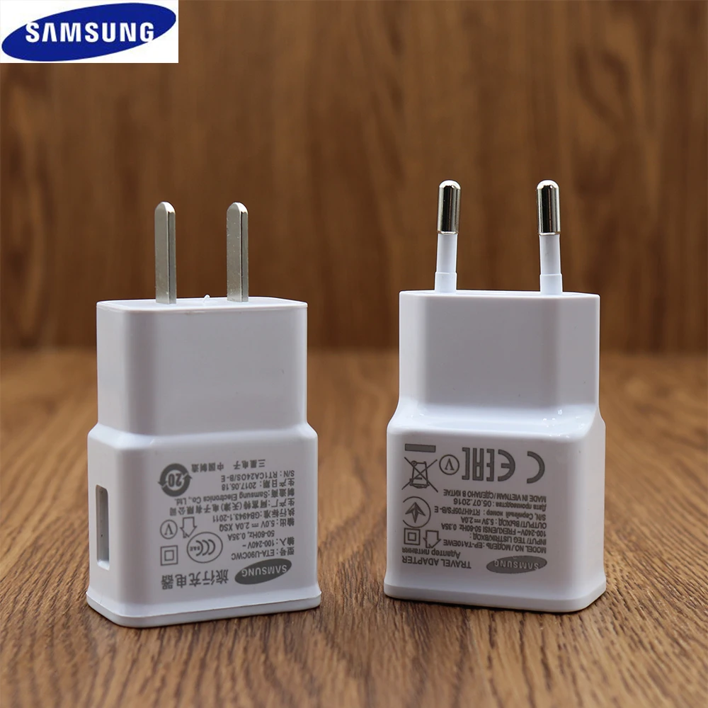 

Original Travel Charger For Samsung Galaxy S5 S4 Note 4 5 Phone Charger 5.3V&2.0A EU US 100/120/150cm Micro USB Cable