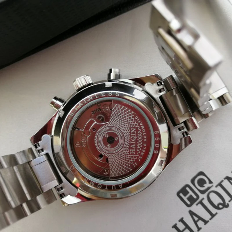 HAIQIN мужские/мужские часы Топ бренд класса люкс автоматические/механические/роскошные часы мужские спортивные наручные часы Мужские часы reloj hombre tourbillon