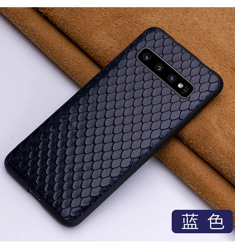 

Genuine Leather Case For Samsung Galaxy S10 S10 Plus Case Funda TPU Silicone Bumper Soft Back Cover On For Galaxy S10E S10+ Case