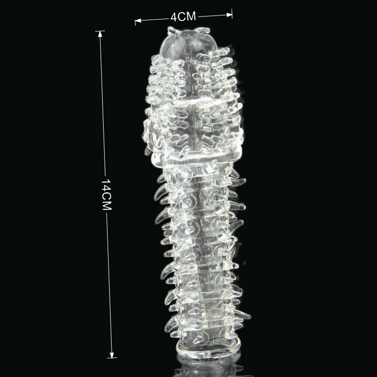 hc076C vibrator sleeve spot Penis Enhancer Condom (6)