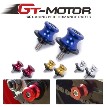 

GT motor - 8MM CNC Aluminum Motorcycle Swingarm Sliders Spools For Suzuki GSXR 600 750 1000