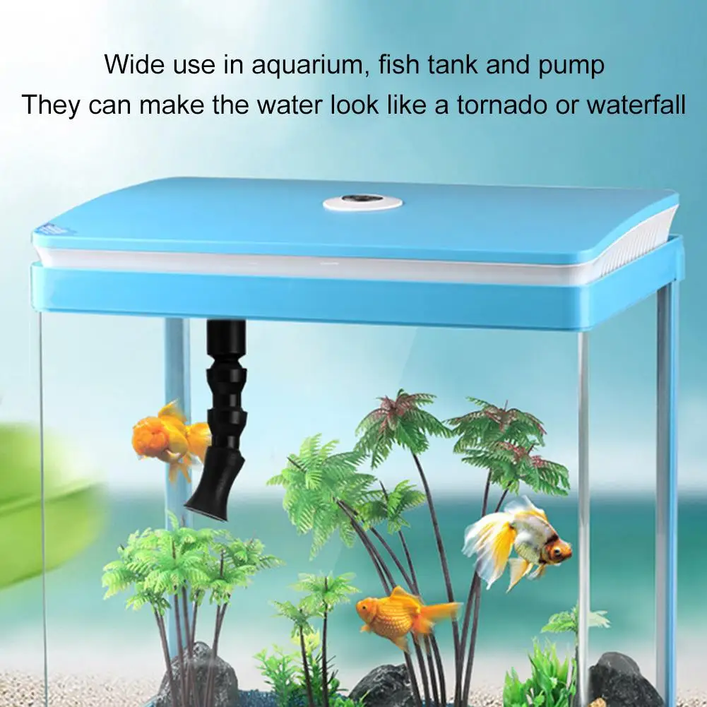 1 шт. утенок Плоская Насадка Гибкая 360 градусов аквариумный фильтр для аквариума вращающаяся трубка для выхода воды