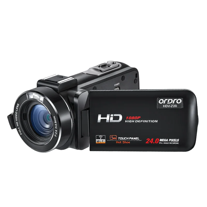 HDV-Z20 Digital Camera 3.0 inch Full HD TFT LCD Touch Screen Camera Professional Camcorder Remote Control 16X Zoom Cameras HDV-Z20 Digital Camera 3.0 inch Full HD TFT LCD Touch Screen Camera Professional Camcorder Remote Control 16X Zoom Cameras