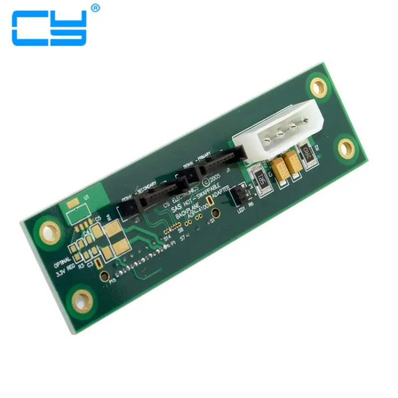

SFF-8482 SAS 29 Pin to Dual 7 Pin SATA Hard Disk Drive HDD Raid Adapter PCBA
