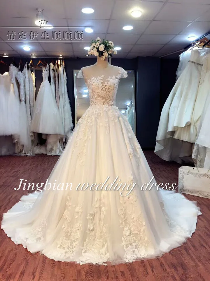 Real Pictures Ball font b Gown b font font b Bridal b font Dress Sexy Backless