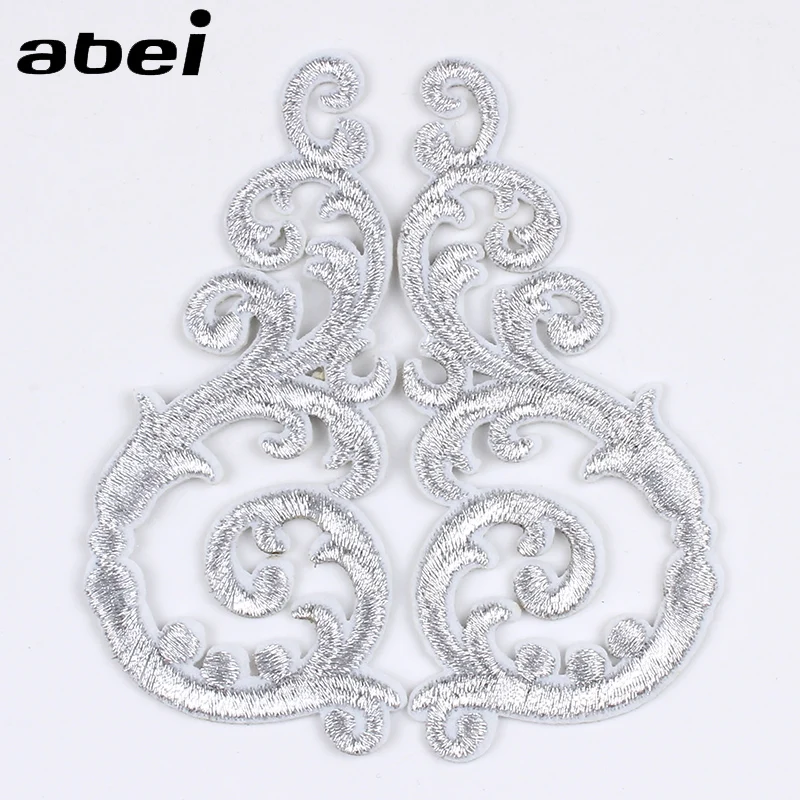 10pcs/lot Embroidered Silver Cloudy Patch DIY Iron On Cosplay Suits Jeans Bags Pants Stickers Sewing Appliques Badge | Дом и сад