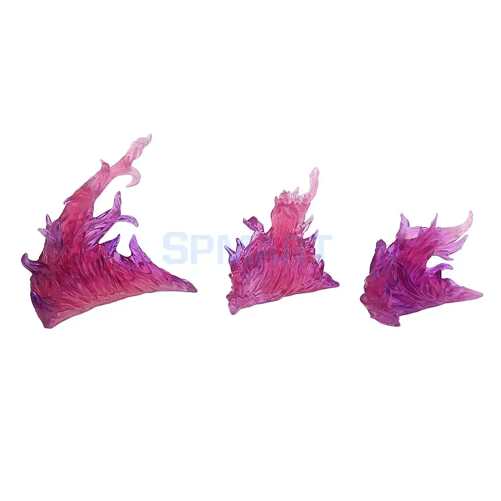 DIY Burning Flame Effect Action Figure Display Stand Support Holder for Gundam Bandai Saint Seiya
