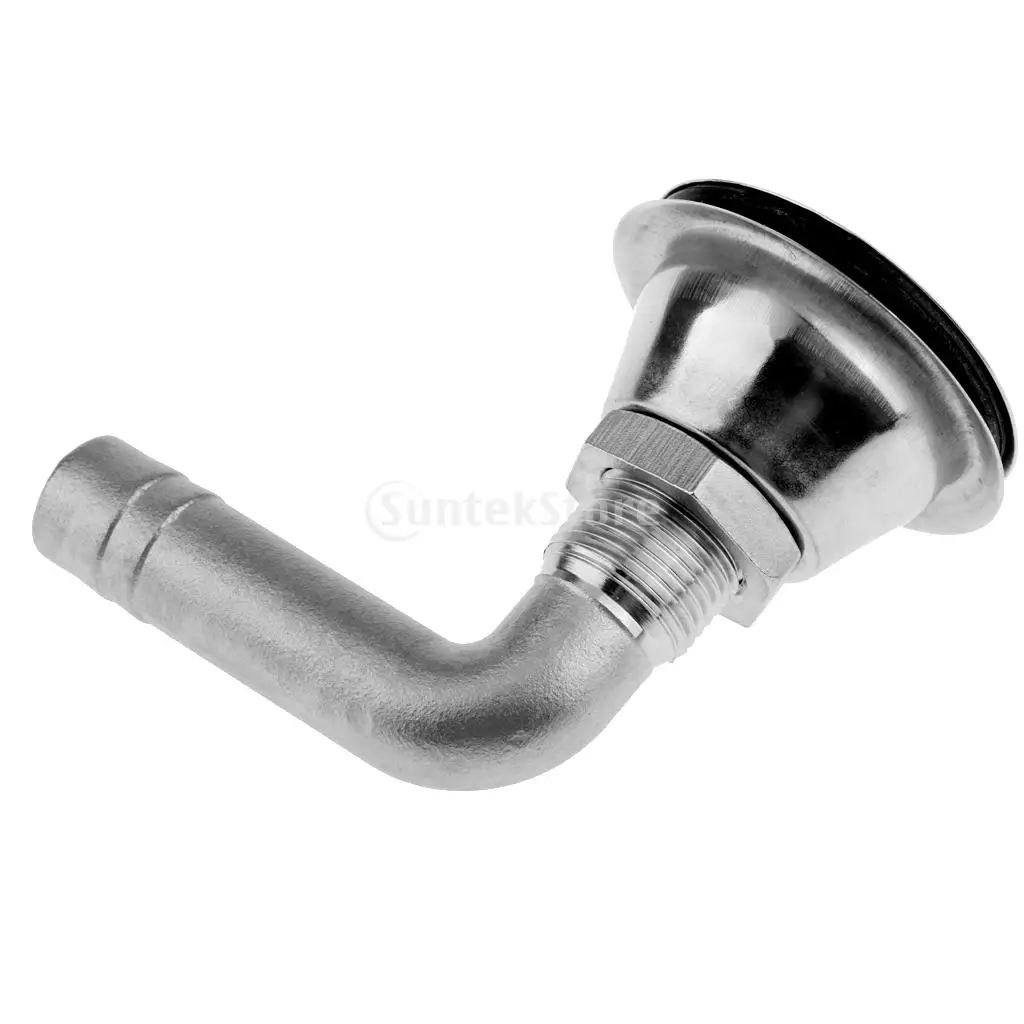 Marine Hardware 90 Degree 5/8 Inch Boat Flush Fuel  / Water Tank Vent