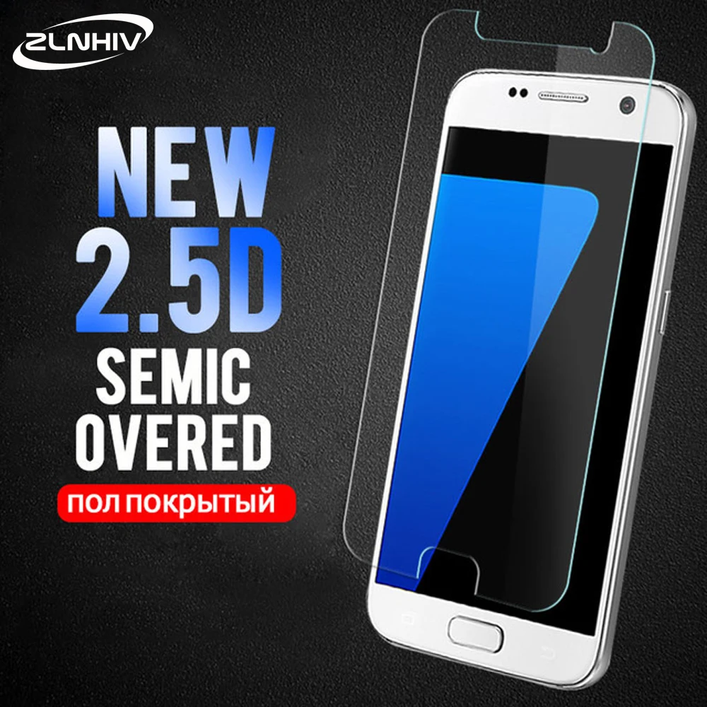 

ZLNHIV for samsung Galaxy s7 protective on glass for samsung galaxy s7 edge s8 s9 plus s5 s6 tempered phone screen protector