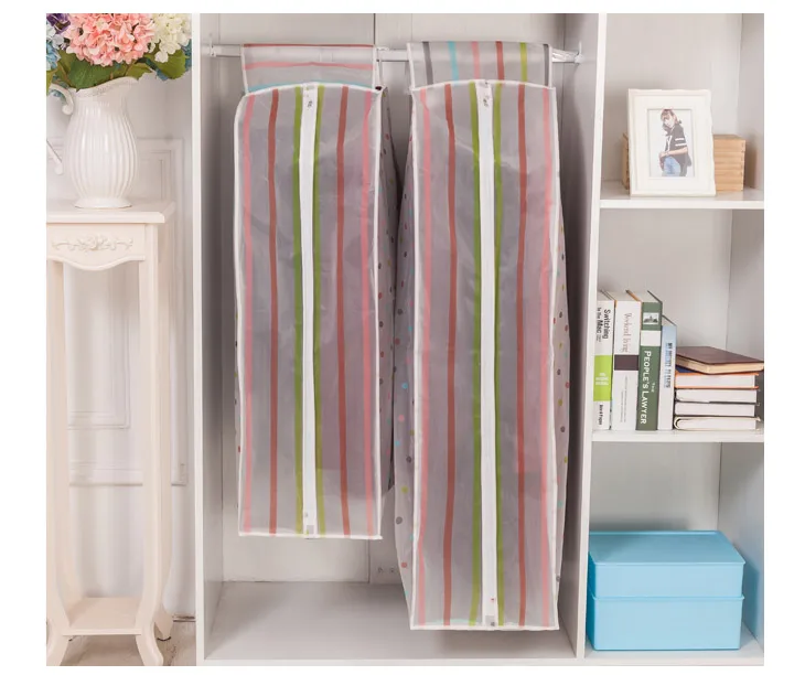 2PCS/Lot Garment Bag for Clothes Hanging Type Three dimensional