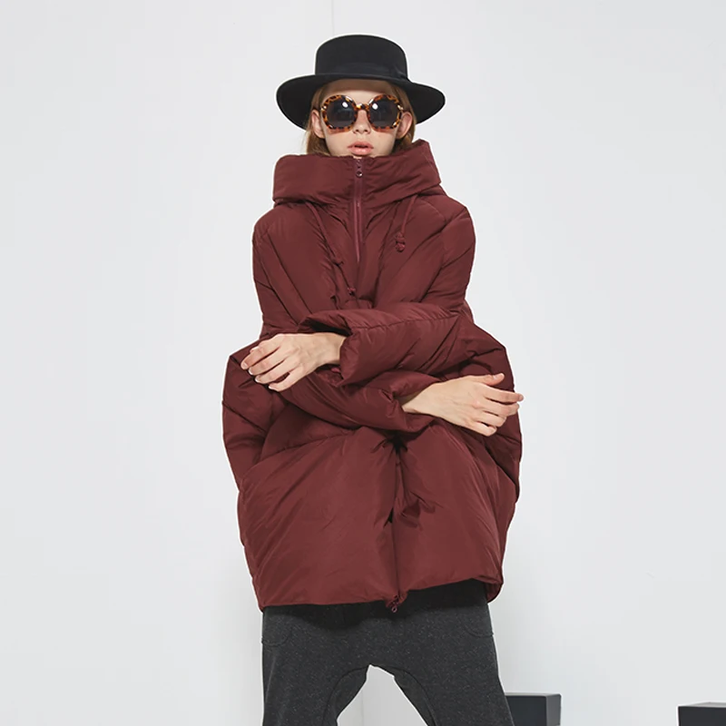 Preise Marke Hohe Qualität 2018 Frühling Winter Unten Jacken Frauen Medium Lange Lose Ente Unten Mäntel Weiblichen Schnee Mantel Plus Größe o375