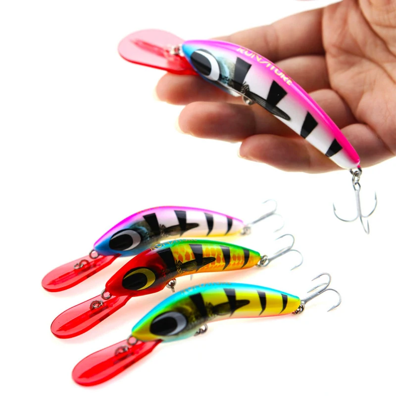 

Runature SHRIMP Minnow Artificial Lure 90mm 16g/1pc with VMC hooks 1Pcs/lot 3 Colors Wobblers Tackle Baits Floating Hard Lures