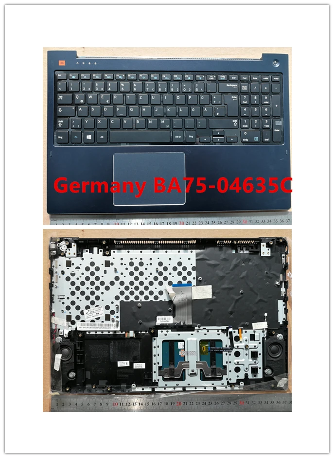 Belgium/Germany/Slovakia/Latin  layout new laptop keyboard with touchpad palmrest  for samsung NP670Z5 NP670Z5E NP680Z5E 680Z5E