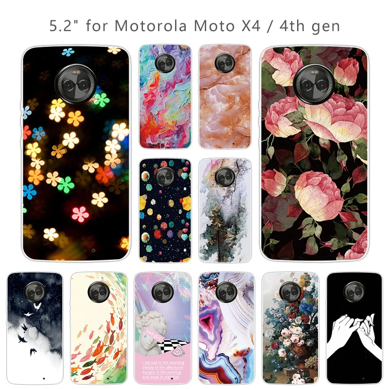 Для Motorola Moto X4 прозрачный ТПУ для 4th Gen 5 2 дюйма чехлы телефонов мягкий силиконовый