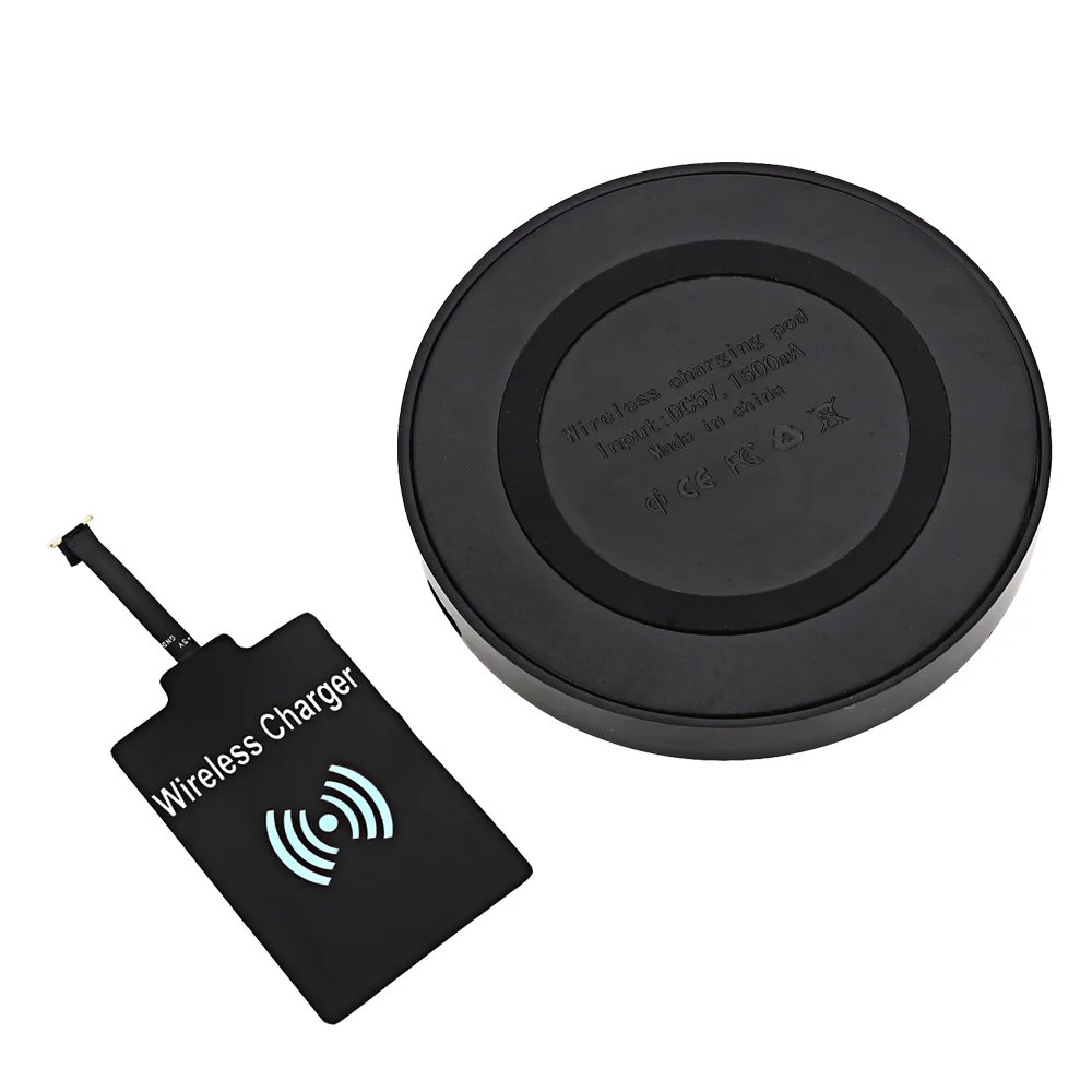 2in1 Wireless Charging Adapter Receiver + Q5 Wireless Charger Phone