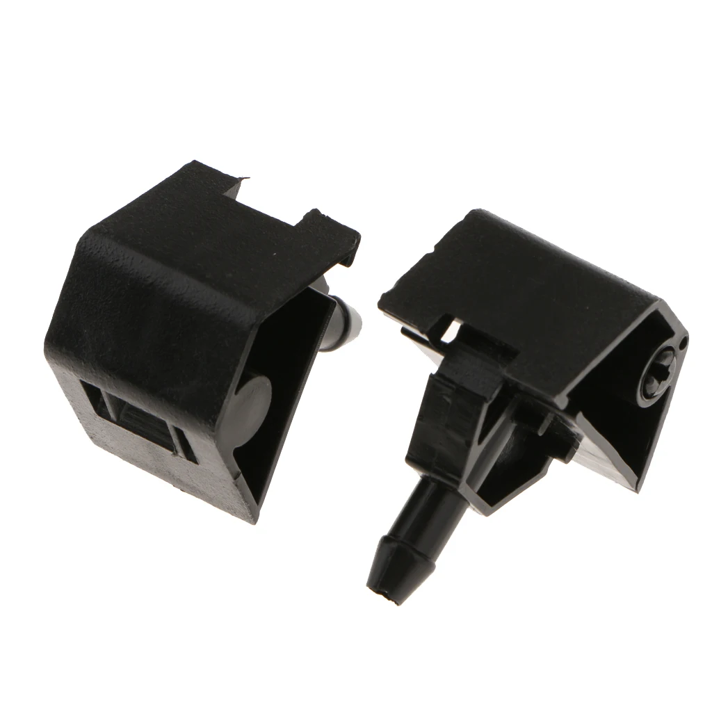 2Pcs Front Windshield Washer Wiper Water Spray Nozzle for Nissan Qashqai Pair Water Spray Jet Nozzle