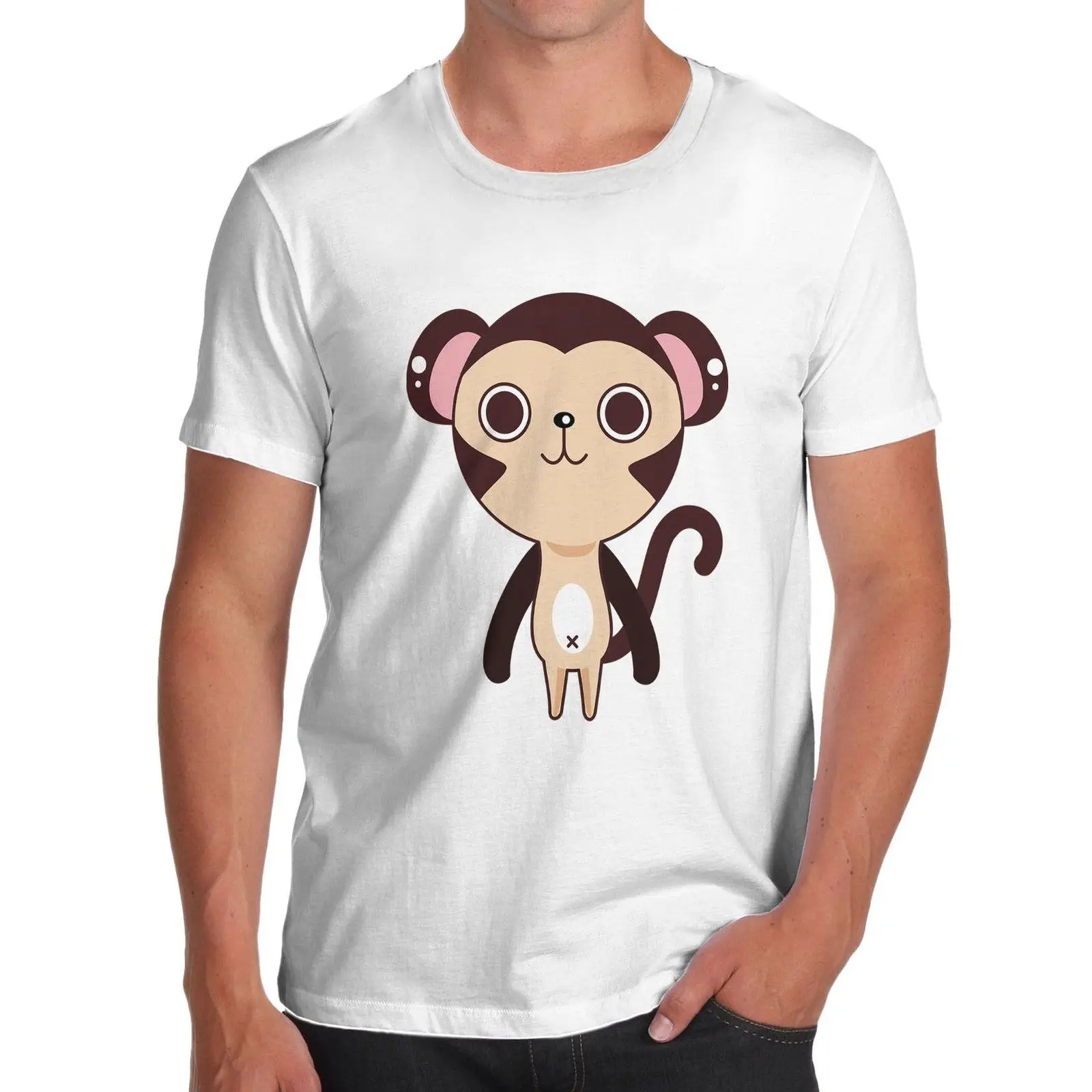 Camiseta divertida de mono Mono para hombreCamisetas AliExpress