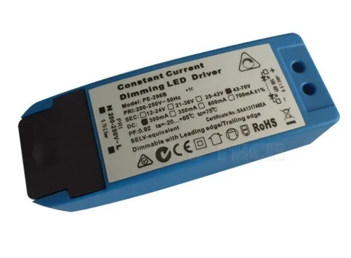 PE296 300mA traic dimmable LED driver