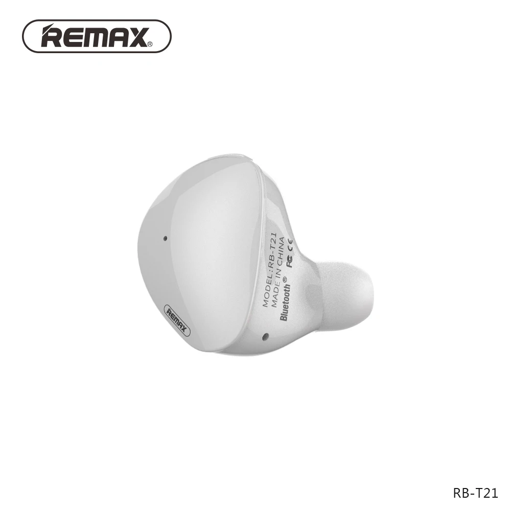 Remax в ухо Bluetooth Air стручки Мини наушники с микрофоном Спорт Беспроводная гарнитура