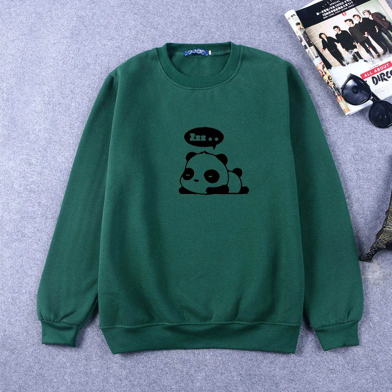 New Fashion panda print cotton Sweatshirts for Women Tops Casual Brand Graphic Tees Hipster Sweatshirts Femme Womens Clothing New Fashion panda print cotton Sweatshirts for Women Tops Casual Brand Graphic Tees Hipster Sweatshirts Femme Womens Clothing