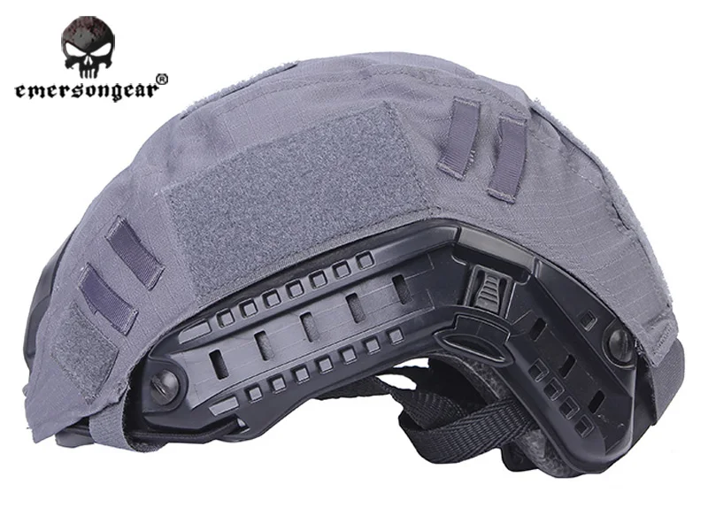 Military Airsoft Tactical Combat EMERSON Fast Helmet Cover Wolf Gray EM8825H