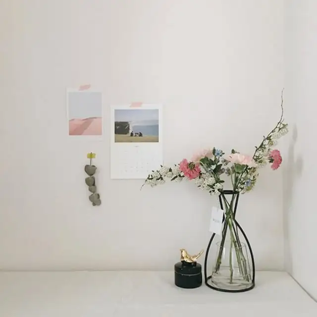 Online Shop Home Party Decoration Vase Abstract Black Lines