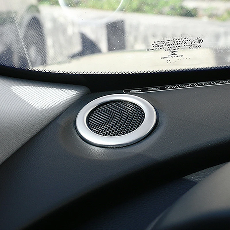 For-Jaguar-XE-2015-2016-2017-2018-Matte-ABS-Interior-Dashboard-Car-Stereo-Speaker-Cover-Trim (1)