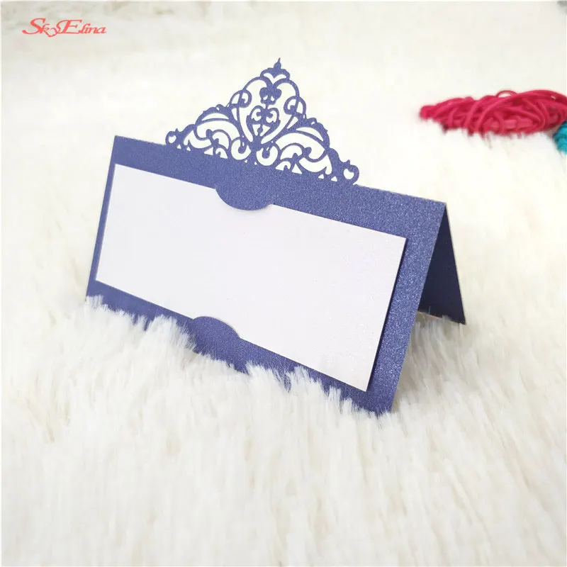 2019new 50 Pcs Laser Cut Name Place Seat Card Wedding Invitation Table Cards For Party Table Decoration Favor 6zSH873 (75)