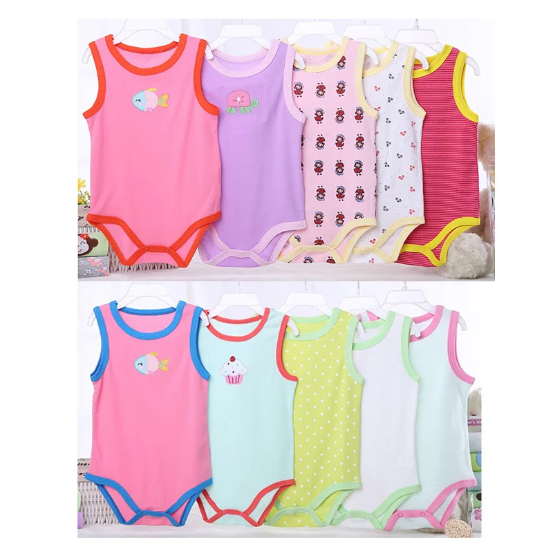 KAVKAS 5 piezas de algodón mamelucos de bebé de verano ropa de bebé niña, ropa de bebé niño ropa Bebe ropa de bebé recién nacido monos KAVKAS 5 piezas de algodón mamelucos de bebé de verano ropa de bebé niña, ropa de bebé niño ropa Bebe ropa de bebé recién nacido monos