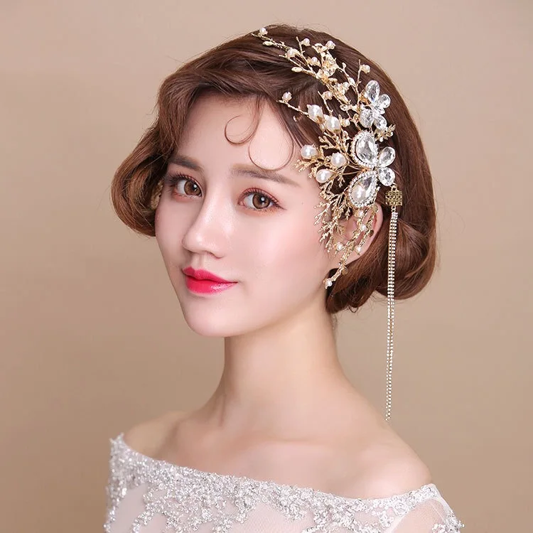 Headband Comb Golden High Quality New Leaf Wedding Hair Clip Headband