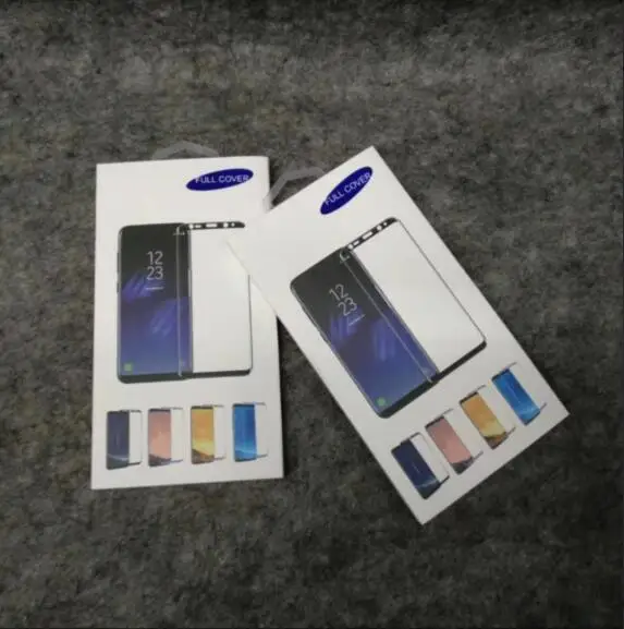 163*88*8 мм 9H pro пластиковая Розничная коробка чехол для Samsung Galaxy Note 8 Стекло S8 s9 Plus