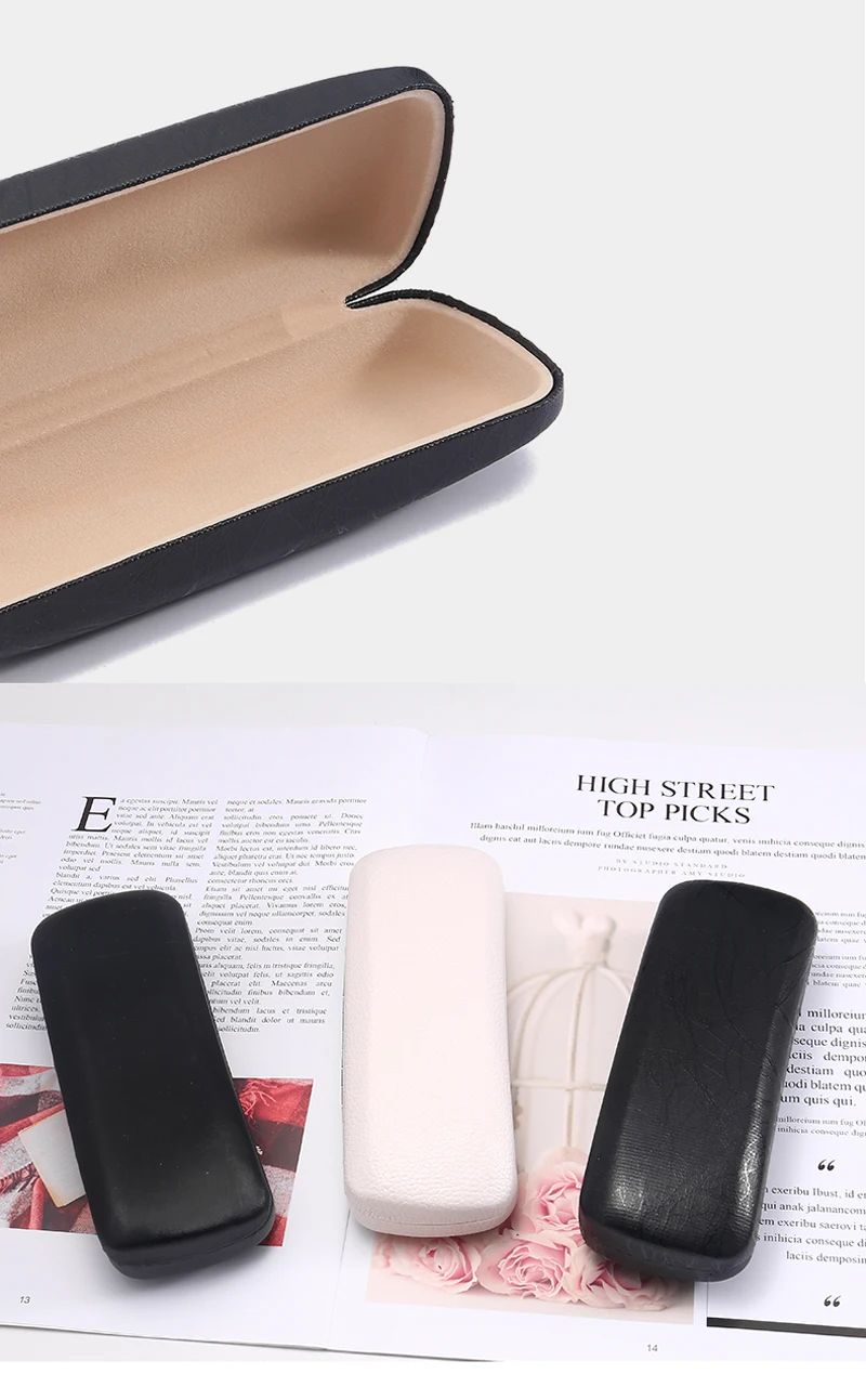 PU Leather Glasses Case Rectangle detail (5)