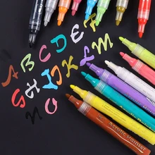 1 шт. акриловые бусины маркер с перманентной краской ручка для Керамика стекло ROCK фарфоровая кружка дерево Ткань Холст Краски Инж